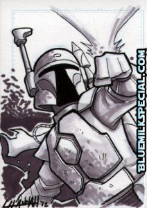 Leanne Hannah Star Wars sketch cards