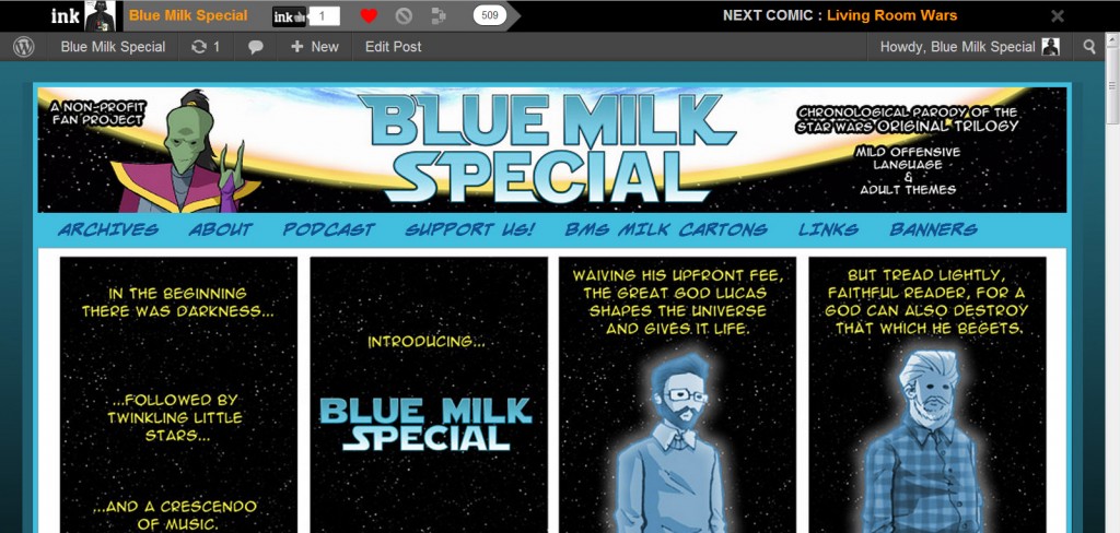 ink out break blue milk special