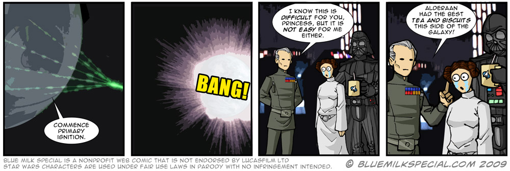 The Destruction of Alderaan