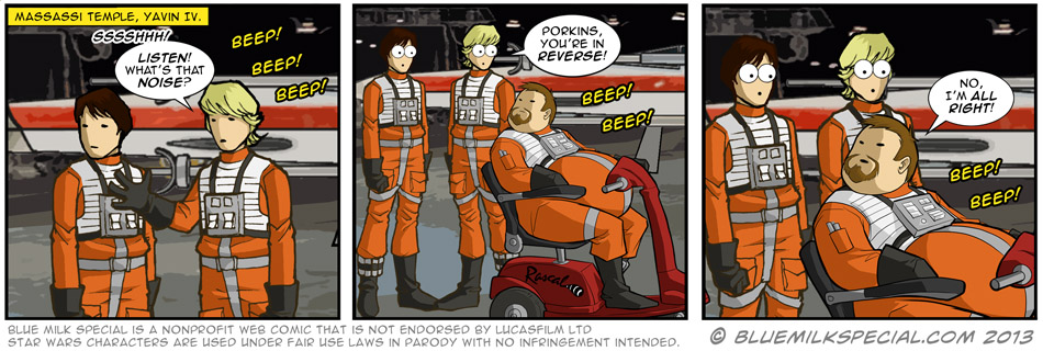 Porkins on maneuvers