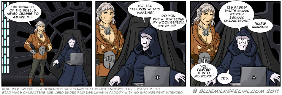 The Emperor vs Wookieepedia