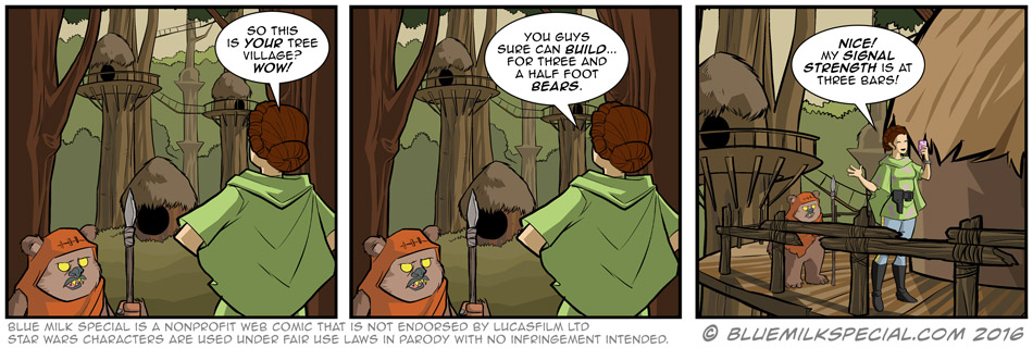 An Ewok Reception