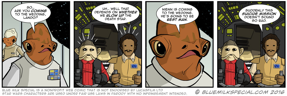 Ackbar has his priorities right