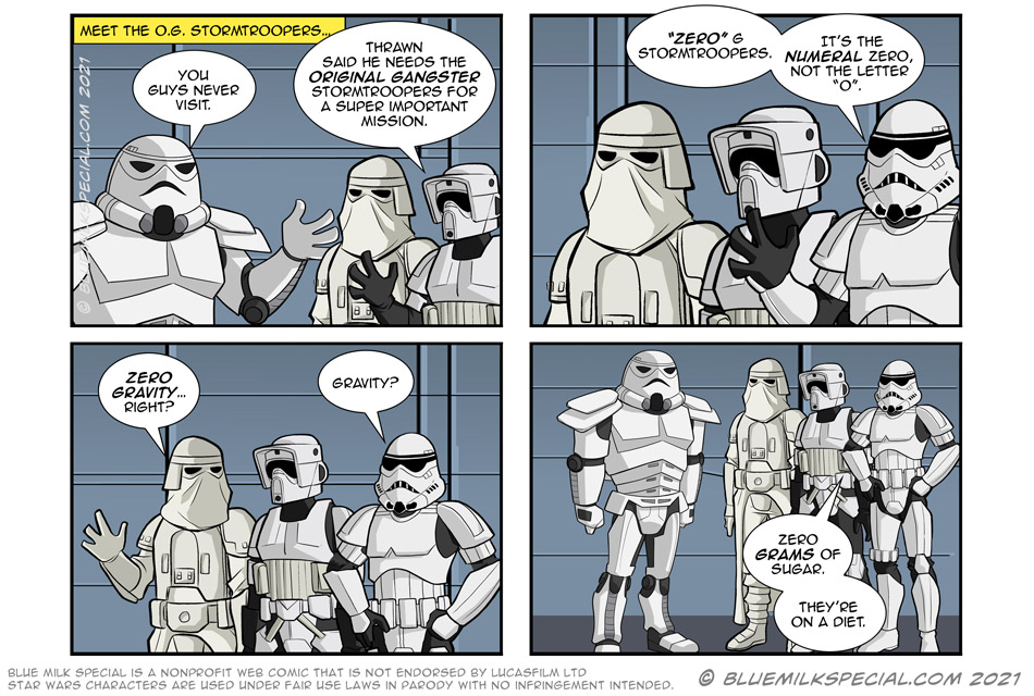 Zero G Stormtroopers